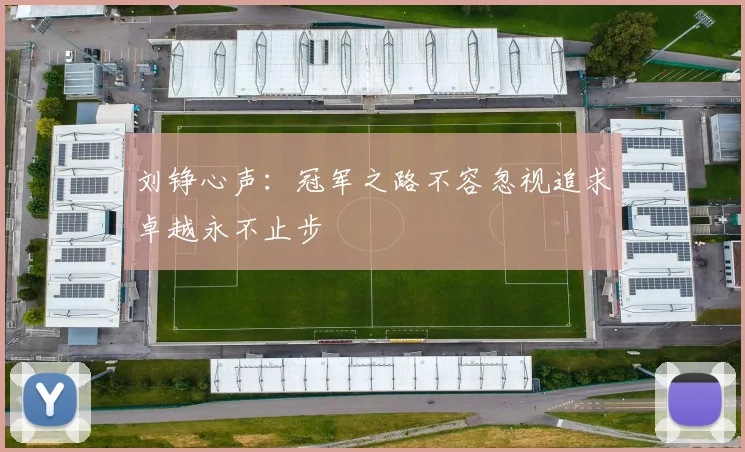 刘铮心声：冠军之路不容忽视追求卓越永不止步